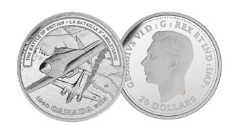 2015 Canada $20 The Second World War Battlefront Series - The Battle of Britain Fine Silver Coin